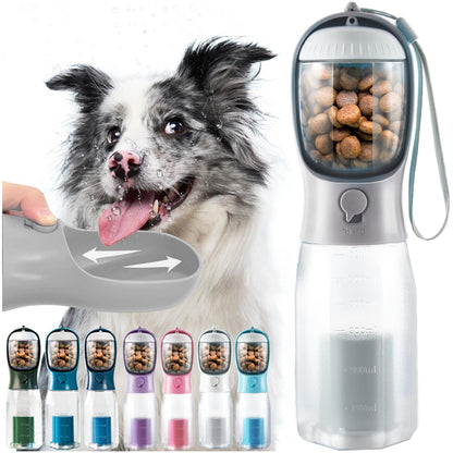 3-in-1 Portable Dog Water Bottle, 20 oz