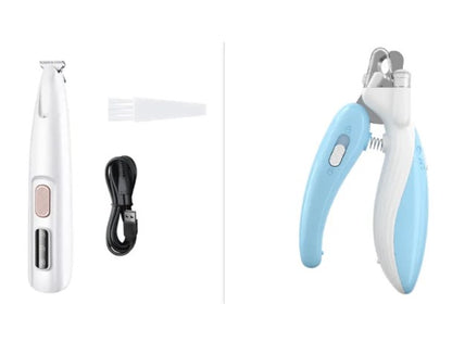 Dog Paw Trimmer with LED Light – Precise Grooming